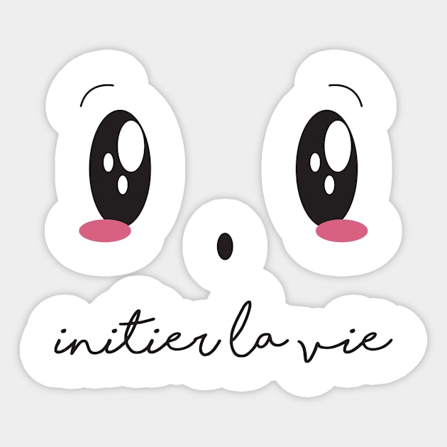 "Croquer la vie" collection | initier la vie Sticker by Arlette